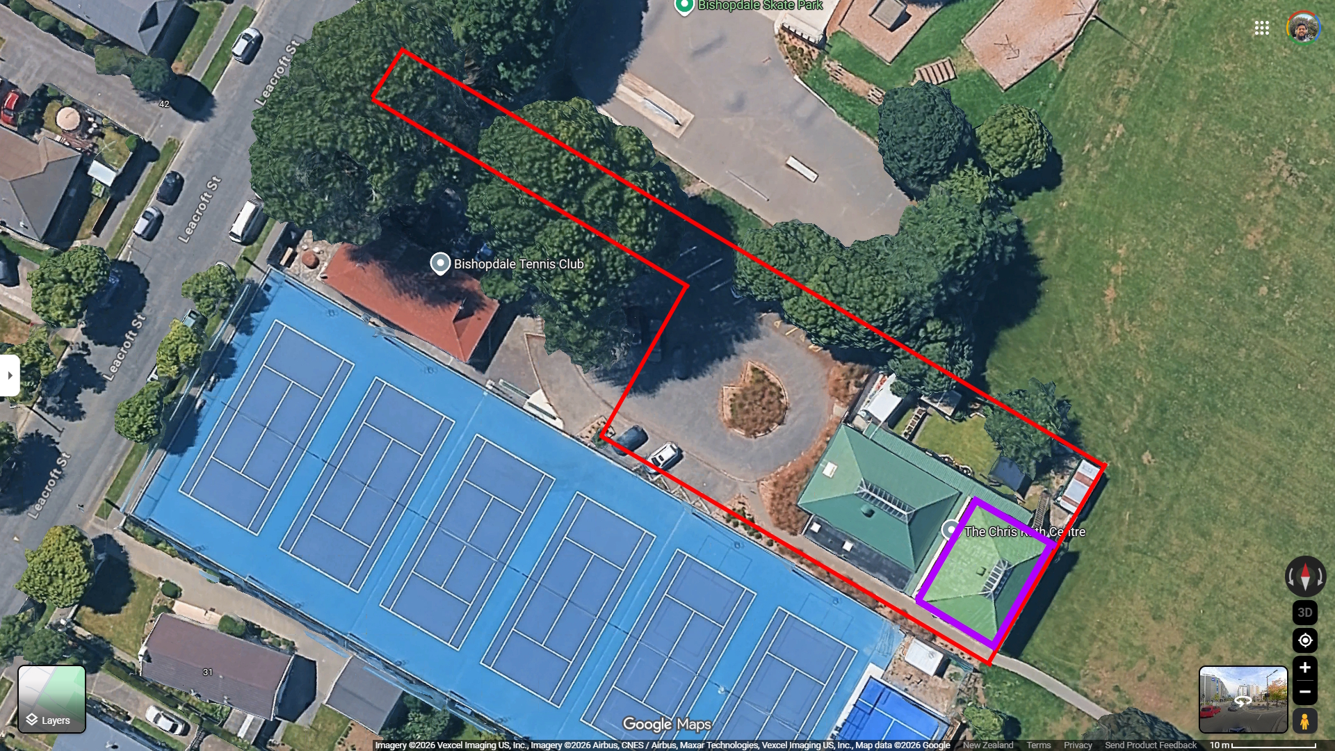 Map with Location Marking - 43A Leacroft Street, Bishopdale